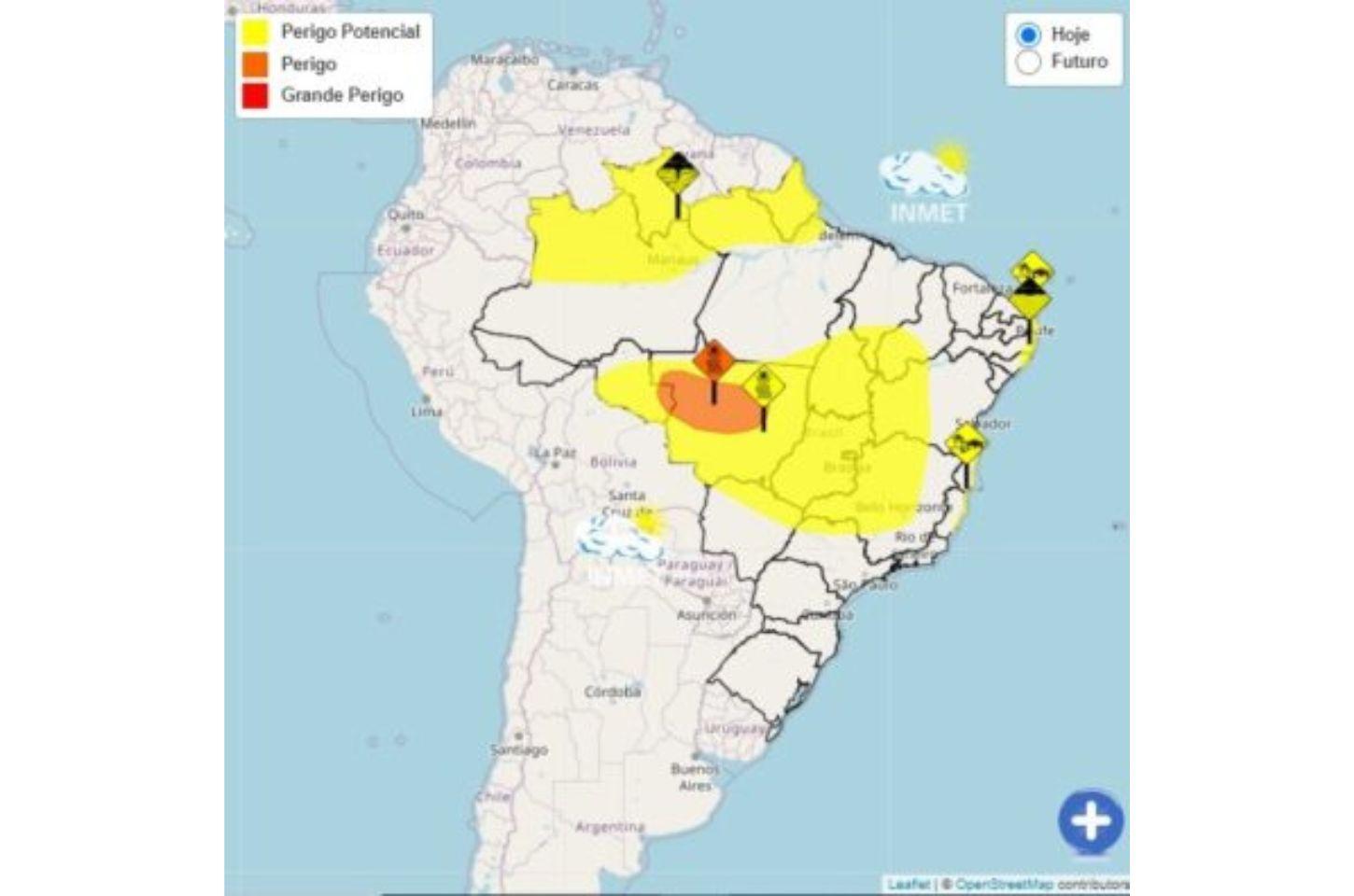 Defesa Civil alerta para umidade do ar abaixo de 12% em cidades de MT; veja lista