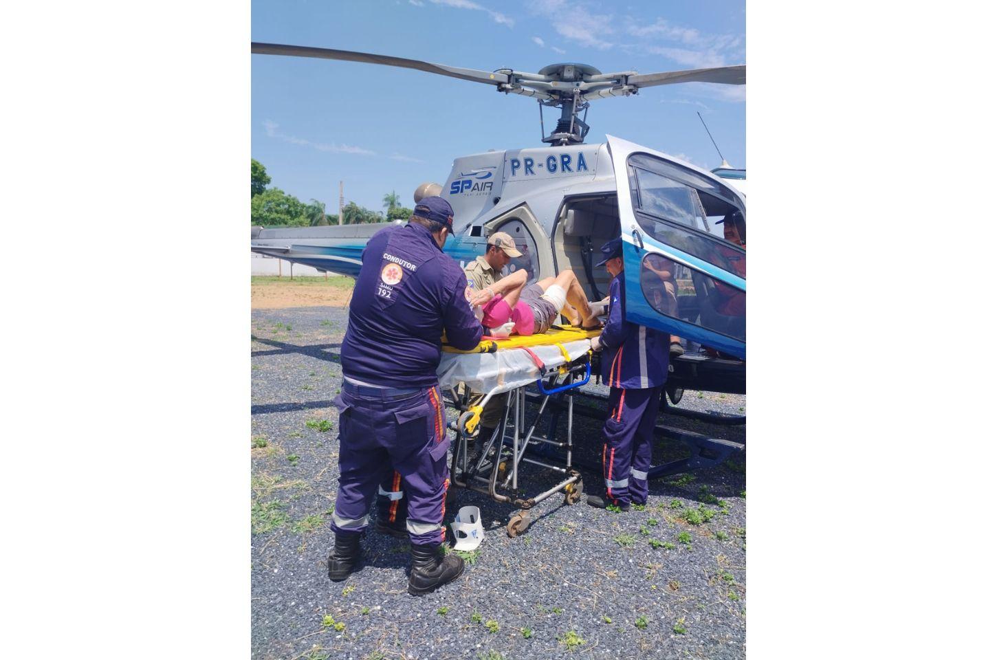 Bombeiros socorrem turista italiana que foi atacada por búfalo no Pantanal