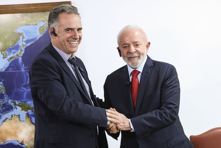 Lula recebeu hoje presidente eleito do Uruguai no Palácio do Planalto