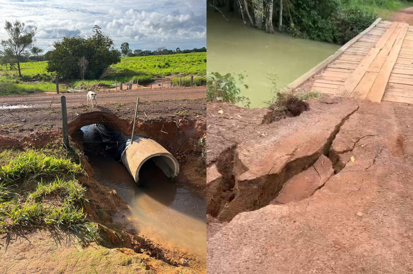 Terra Nova sofre com as fortes chuvas e Secretaria de Obras criou estratégia de emergência para consertar pontos afetados