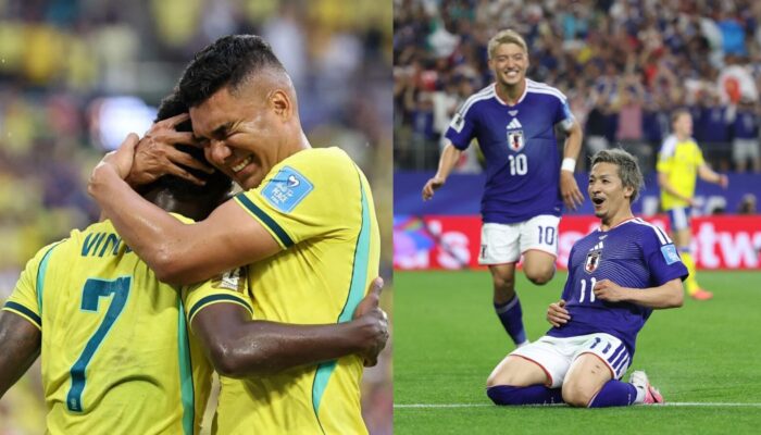 Brasil e Japão se enfrentam nesta segunda, pelo mata-mata da Copa do Mundo de Futebol